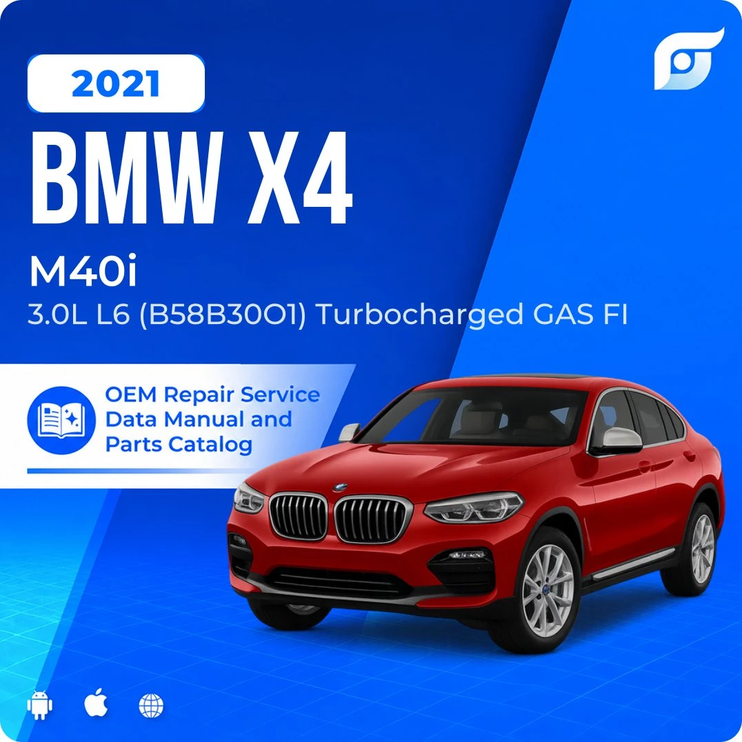 2021 BMW X4 M40i - OEM Repair Service Manual
