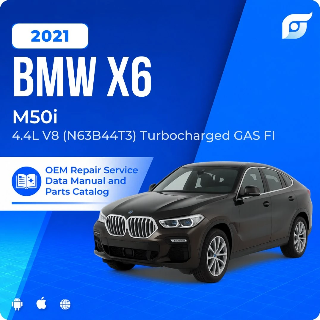2021 BMW X6 M50i - OEM Repair Service Manual