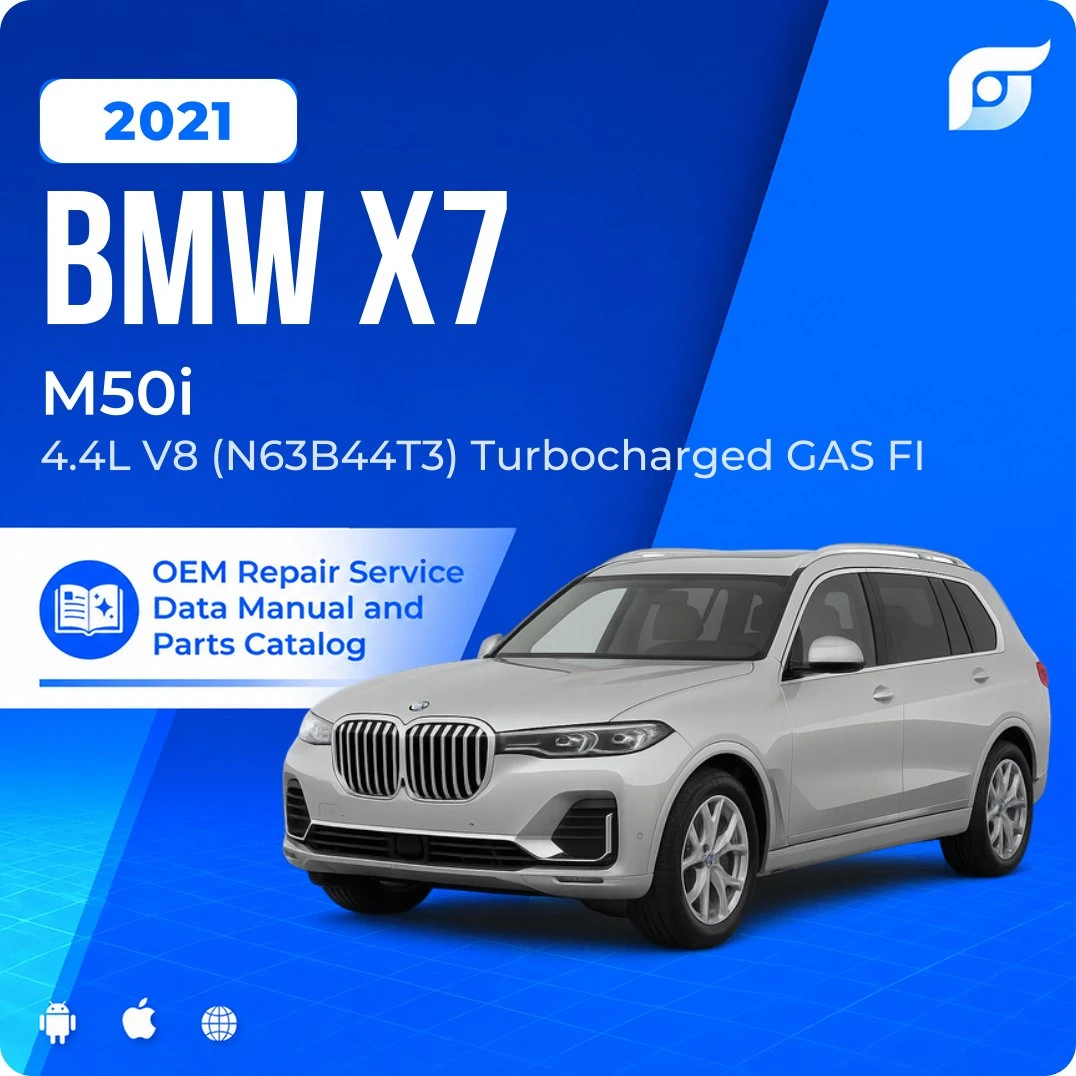 2021 BMW X7 M50i - OEM Repair Service Manual