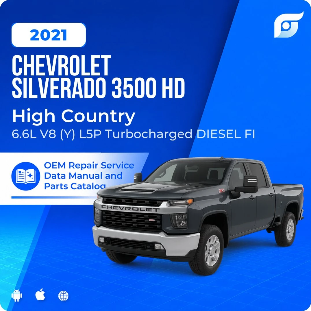 2021 Chevrolet Silverado 3500 HD High Country - OEM Repair Service Manual