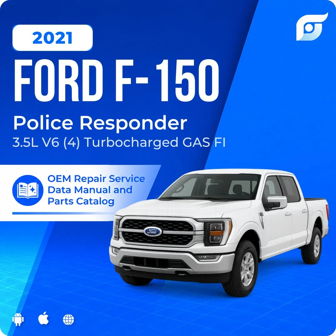 2021 Ford F-150 Police Responder - OEM Repair Service Manual