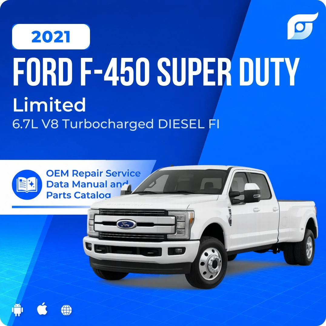 2021 Ford F-450 Super Duty Limited - OEM Repair Service Manual