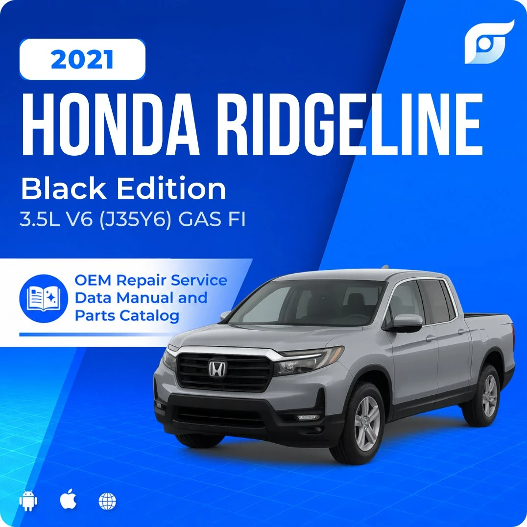 2021 Honda Ridgeline Black Edition - OEM Repair Service Manual
