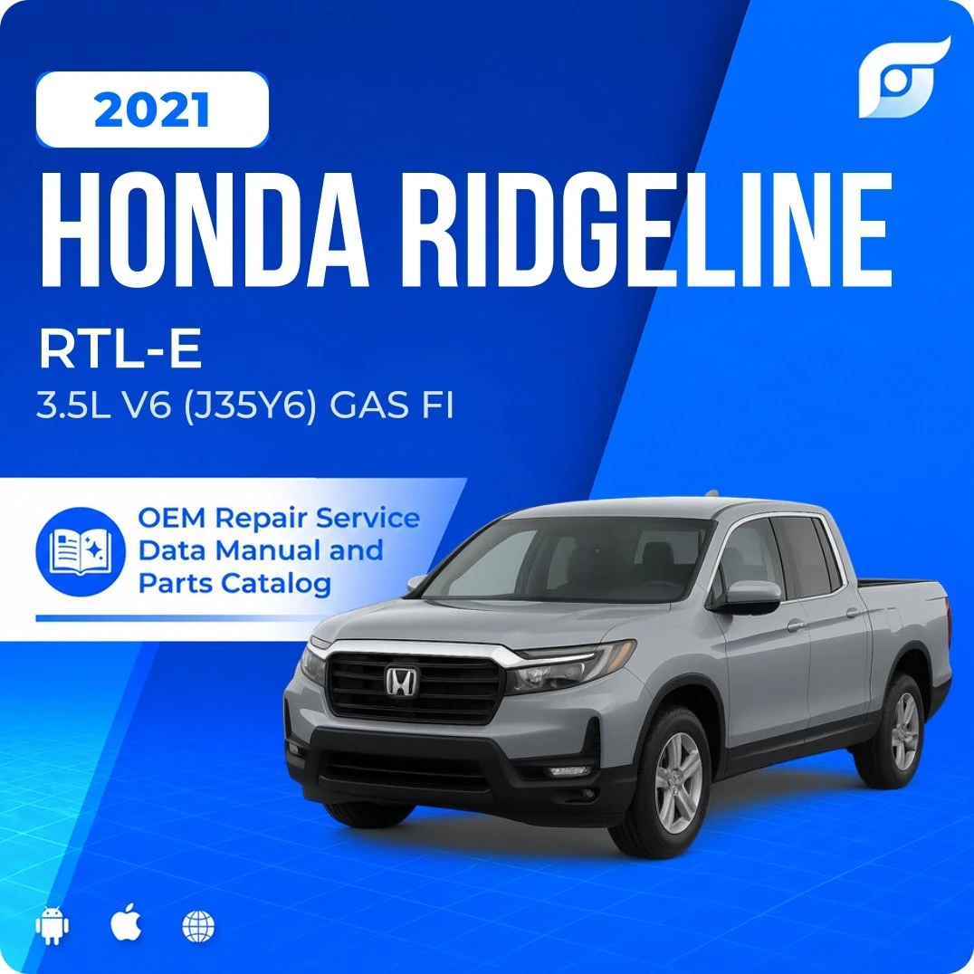 2021 Honda Ridgeline RTL-E - OEM Repair Service Manual
