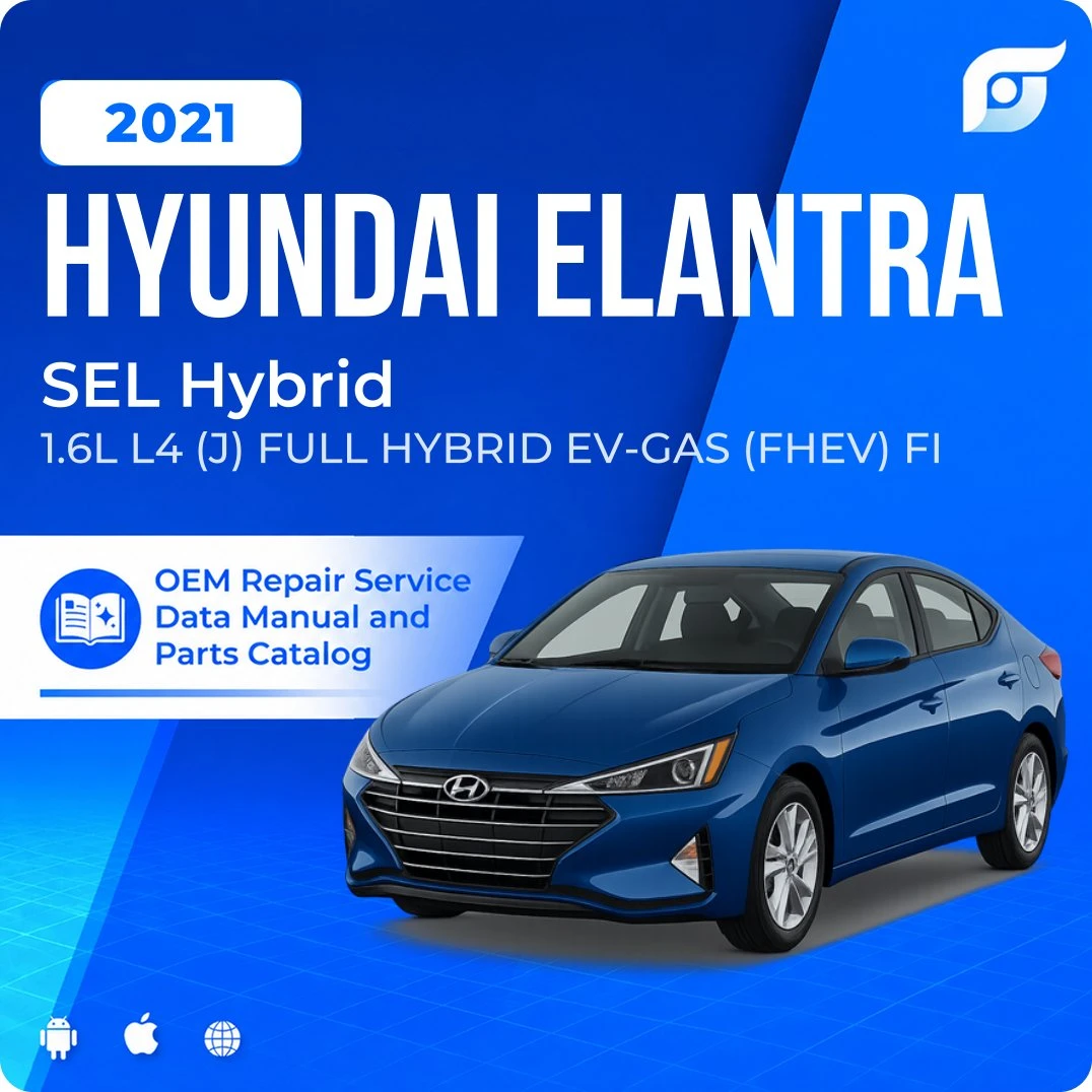 2021 Hyundai Elantra SEL Hybrid - OEM Repair Service Manual