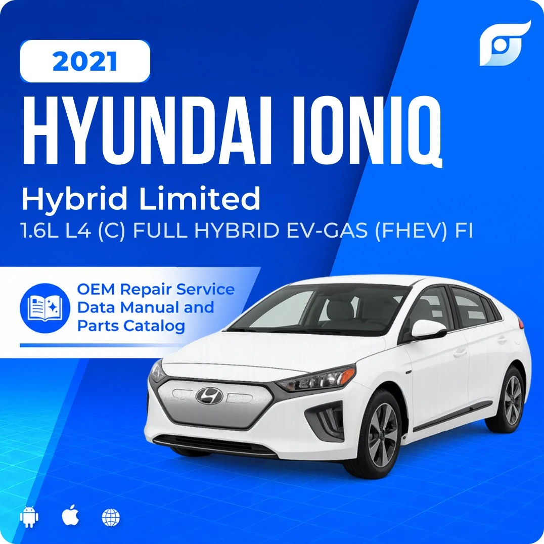 2021 Hyundai Ioniq Hybrid Limited - OEM Repair Service Manual