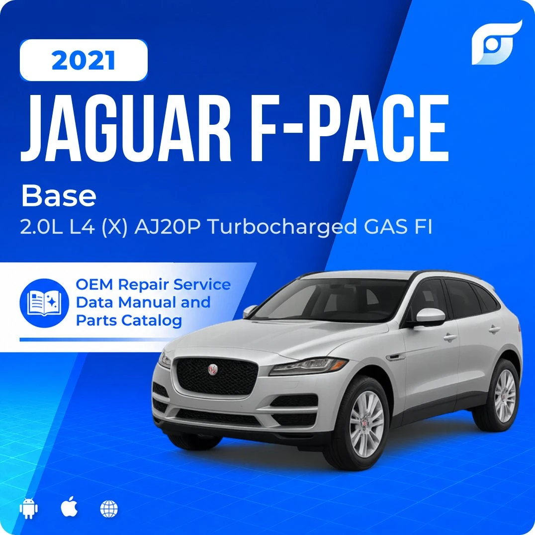 2021 Jaguar F-Pace Base - OEM Repair Service Manual
