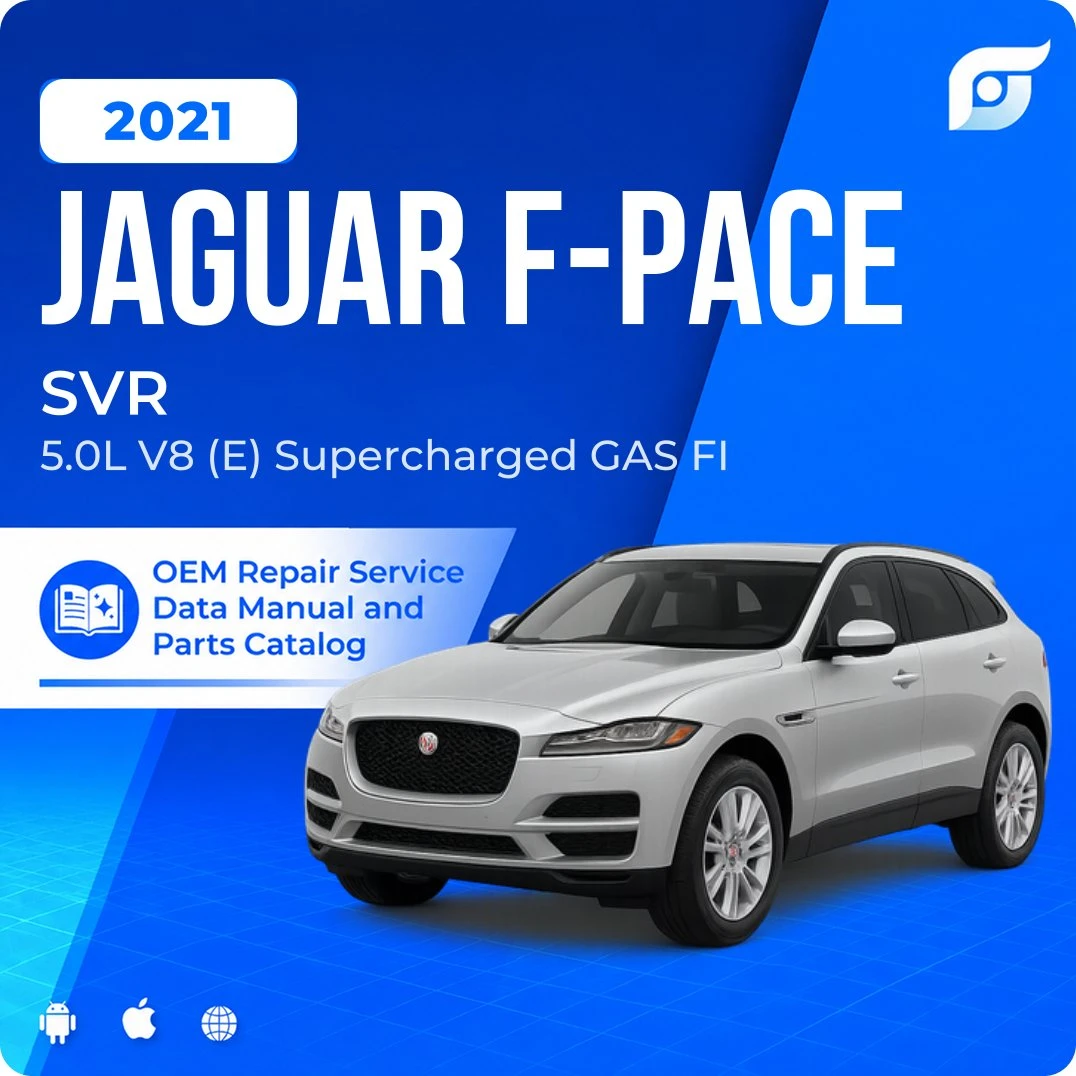 2021 Jaguar F-Pace SVR - OEM Repair Service Manual