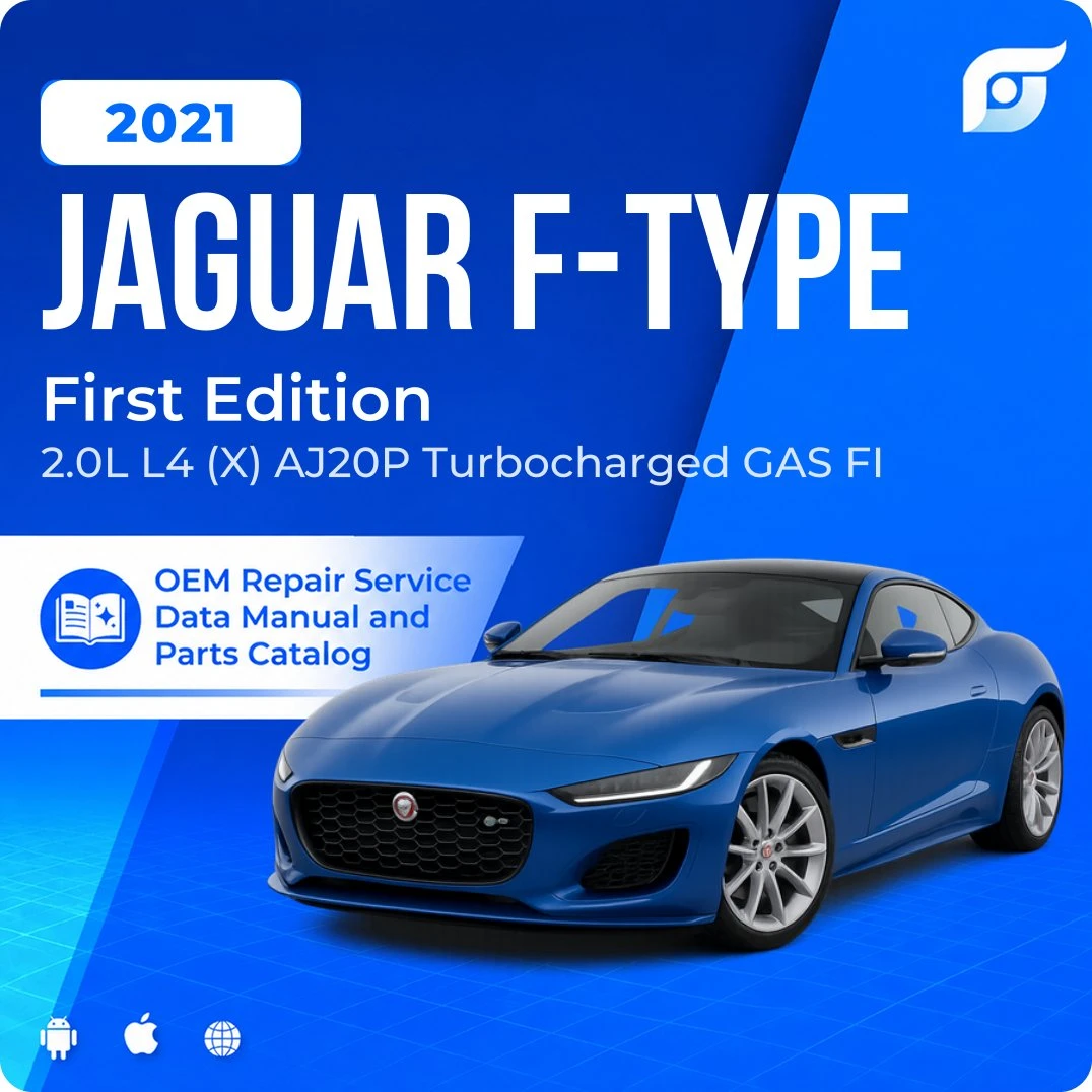 2021 Jaguar F-Type First Edition - OEM Repair Service Manual