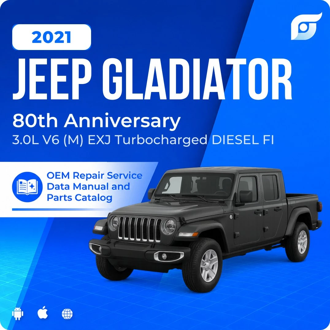 2021 Jeep Gladiator 80th Anniversary - OEM Repair Service Manual