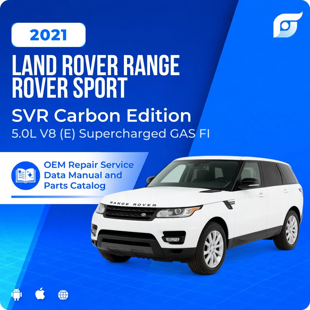 2021 Land Rover Range Rover Sport SVR Carbon Edition - OEM Repair Service Manual