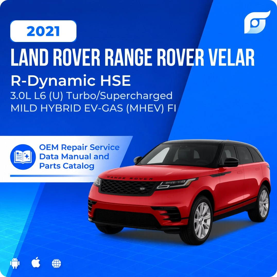 2021 Land Rover Range Rover Velar R-Dynamic HSE - OEM Repair Service Manual