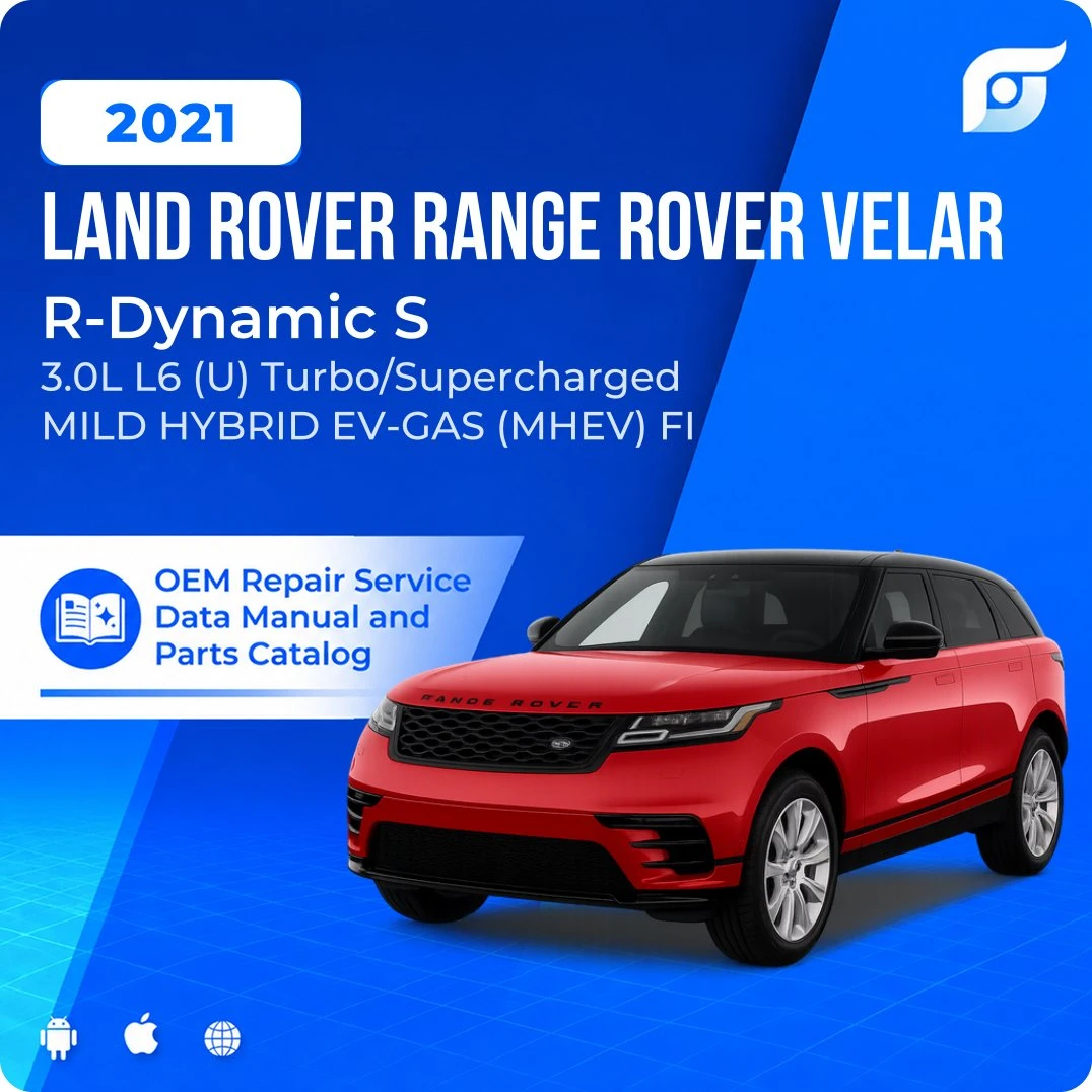 2021 Land Rover Range Rover Velar R-Dynamic S - OEM Repair Service Manual