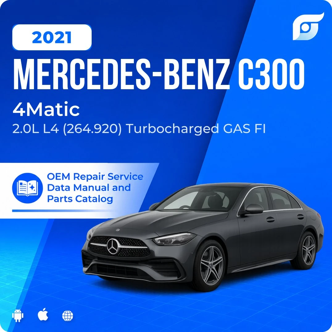 2021 Mercedes-Benz C300 4Matic - OEM Repair Service Manual