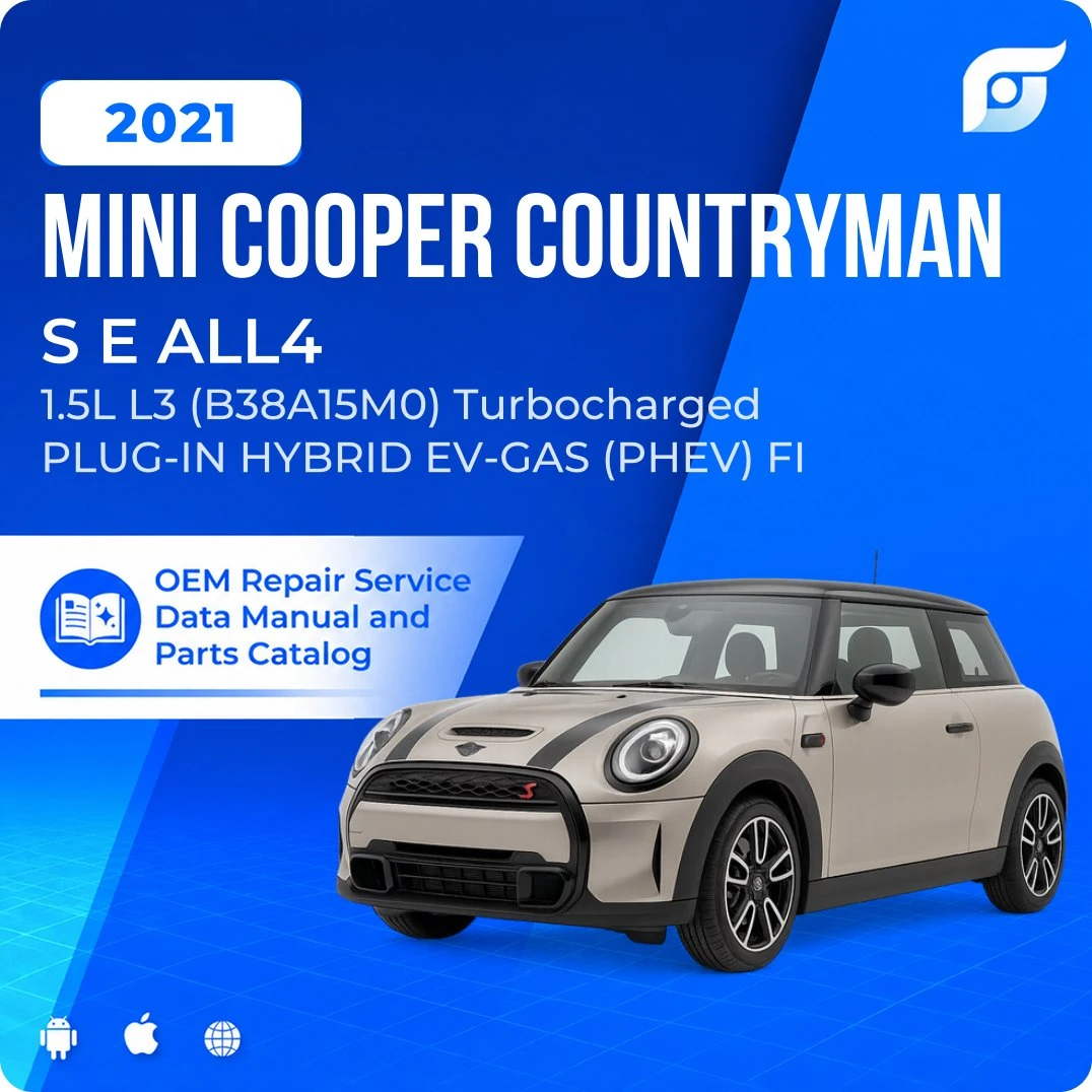 2021 Mini Cooper Countryman S E ALL4 - OEM Repair Service Manual