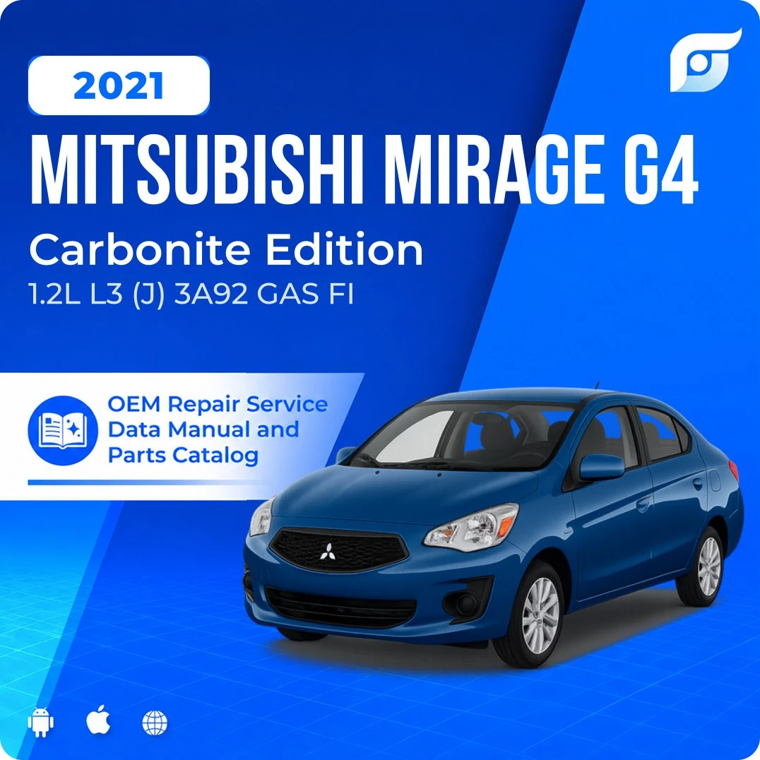 2021 Mitsubishi Mirage G4 Carbonite Edition - OEM Repair Service Manual