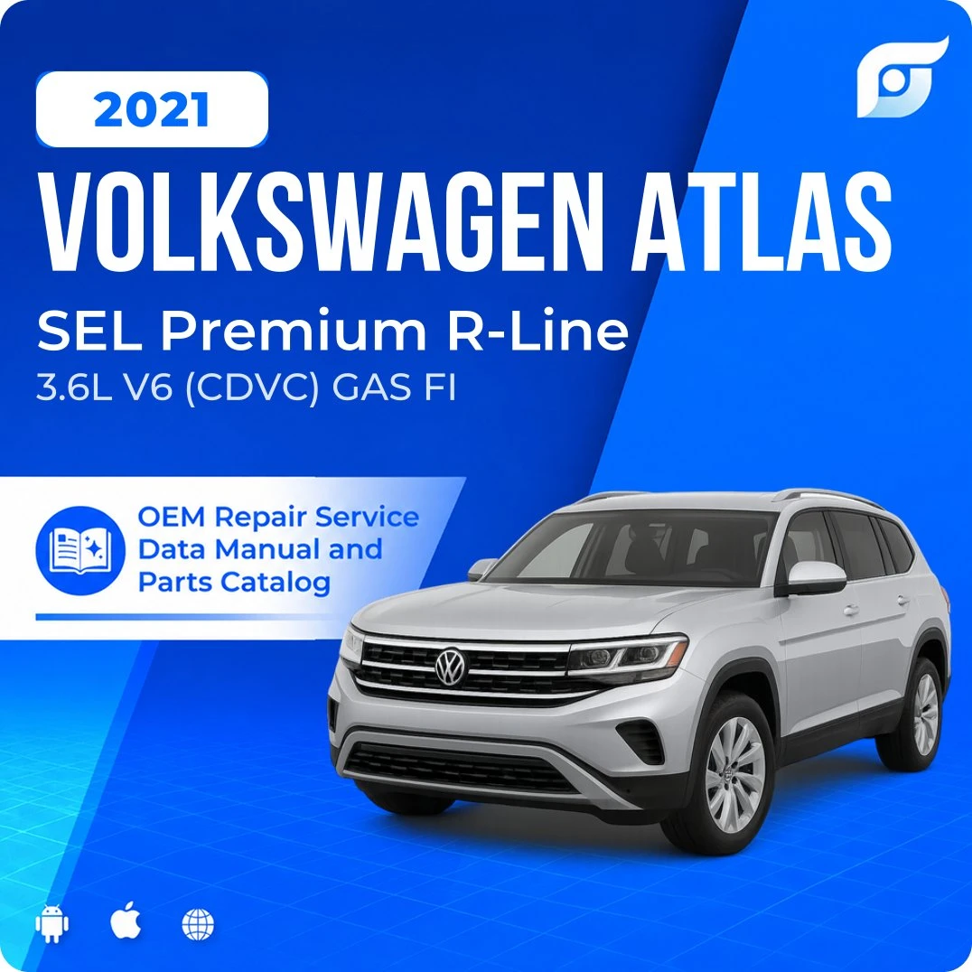 2021 Volkswagen Atlas SEL Premium R-Line - OEM Repair Service Manual