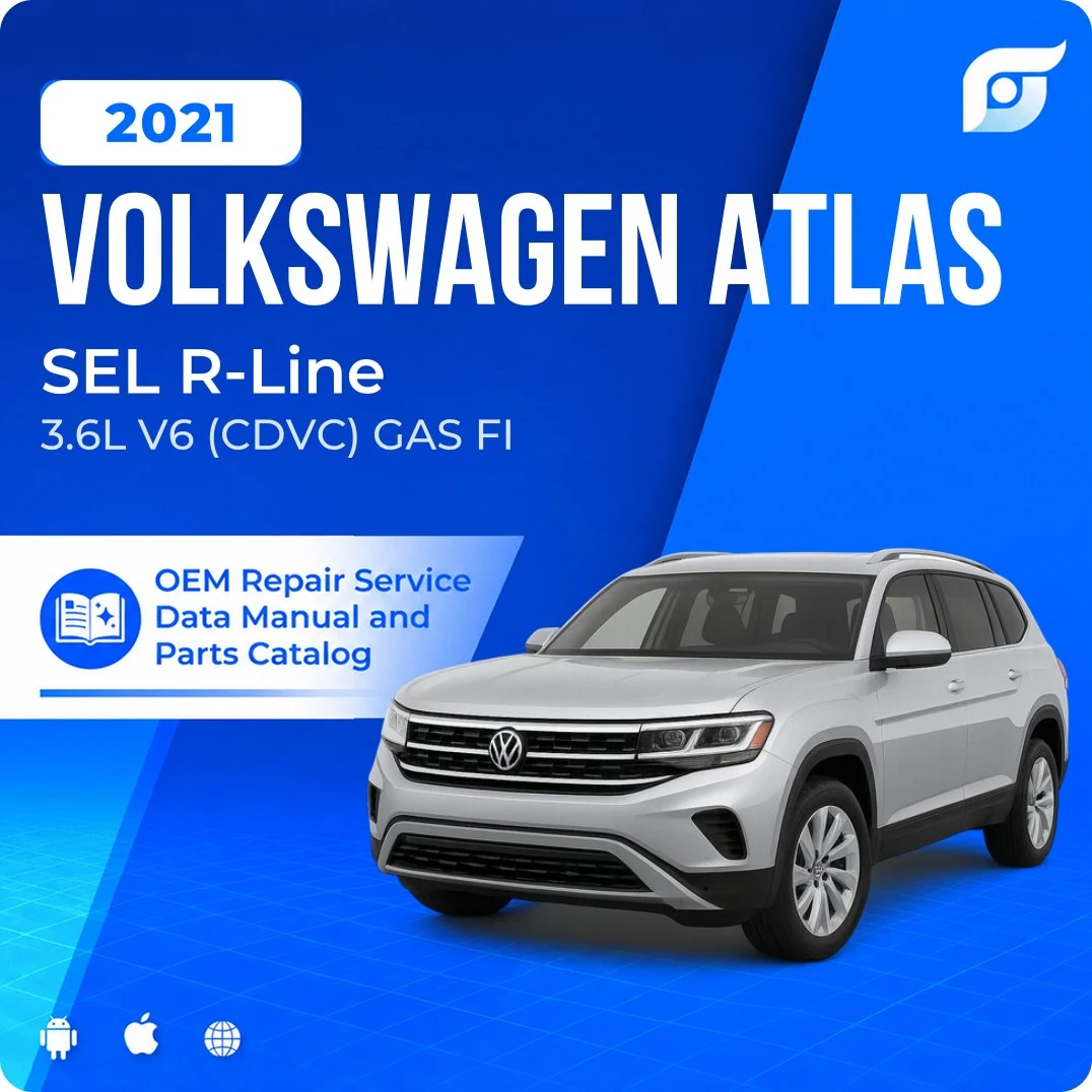 2021 Volkswagen Atlas SEL R-Line - OEM Repair Service Manual