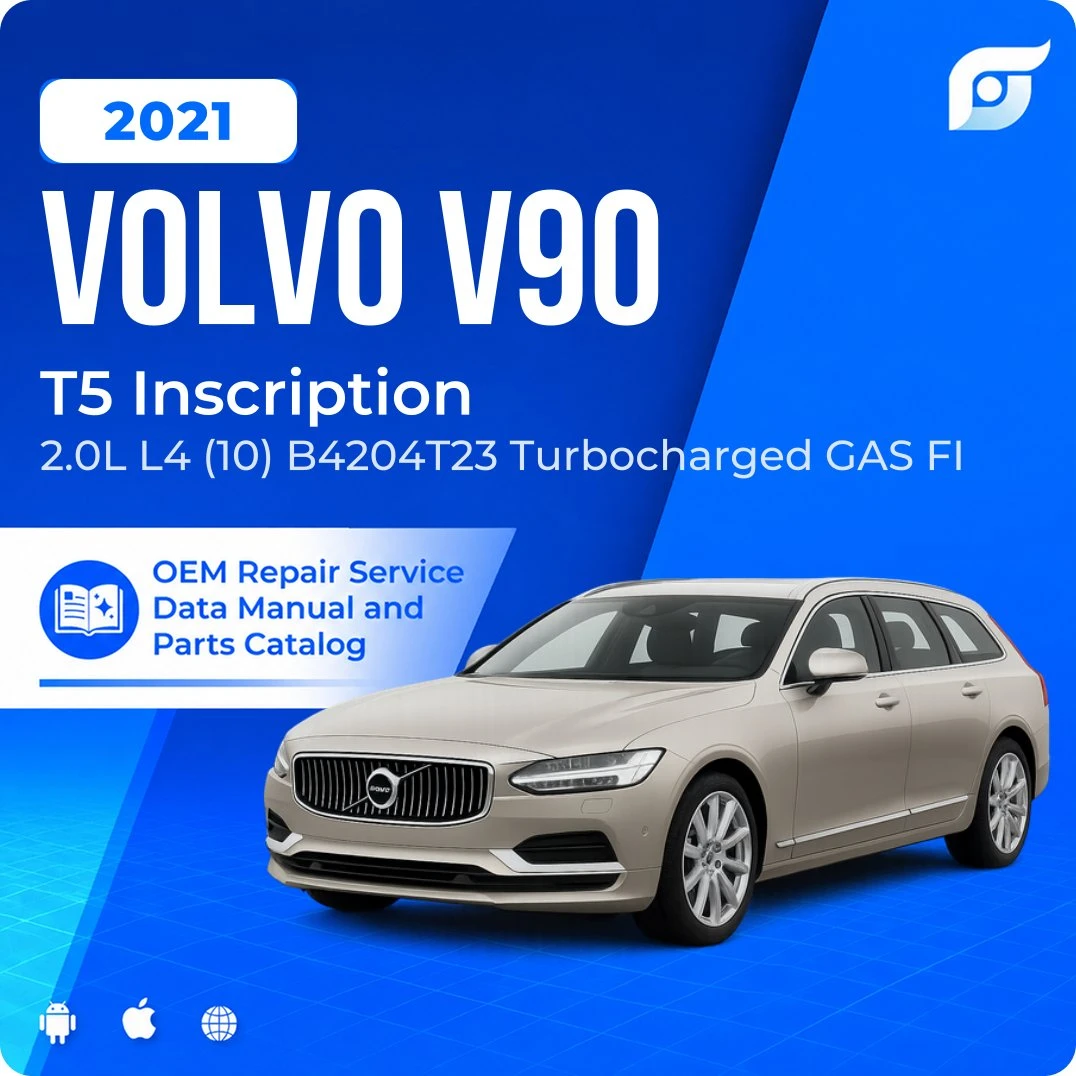 2021 Volvo V90 T5 Inscription - OEM Repair Service Manual