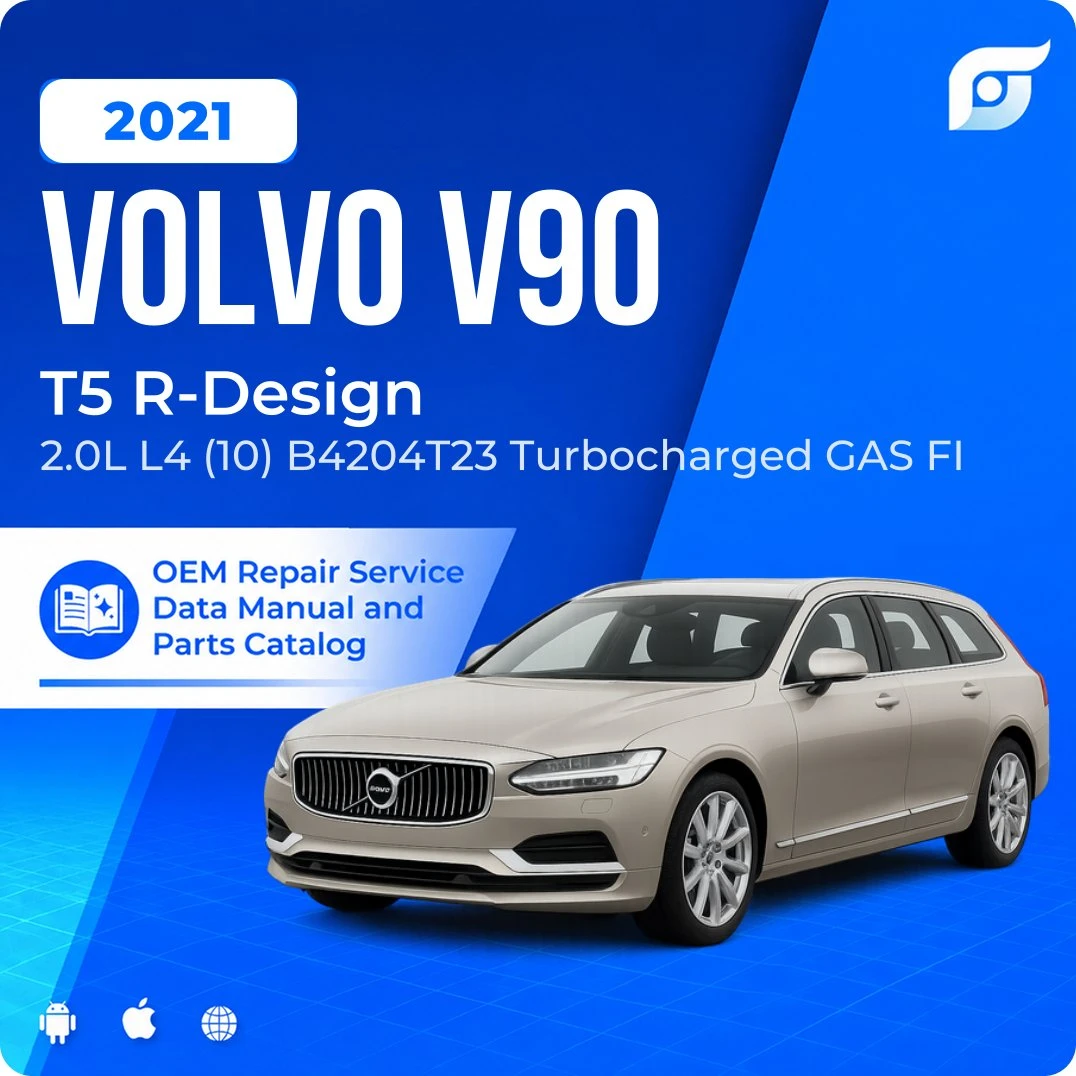 2021 Volvo V90 T5 R-Design - OEM Repair Service Manual