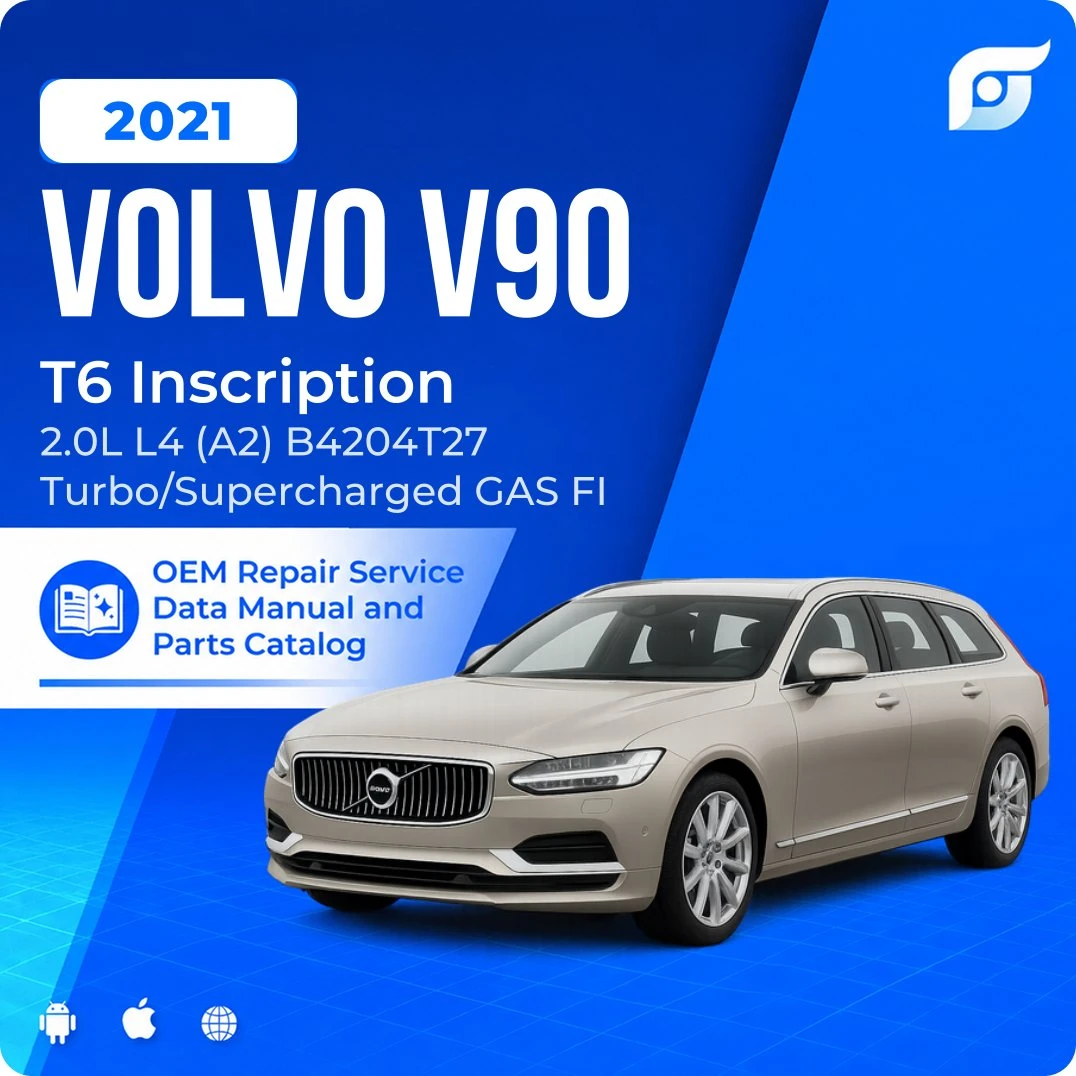 2021 Volvo V90 T6 Inscription - OEM Repair Service Manual