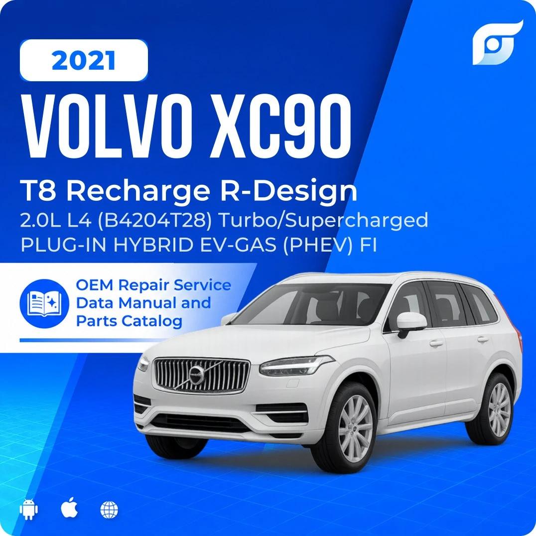 2021 Volvo XC90 T8 Recharge R-Design - OEM Repair Service Manual