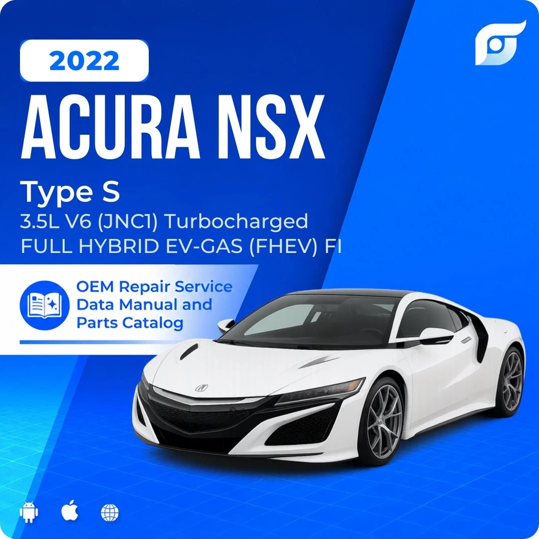 2022 Acura NSX Type S - OEM Repair Service Manual