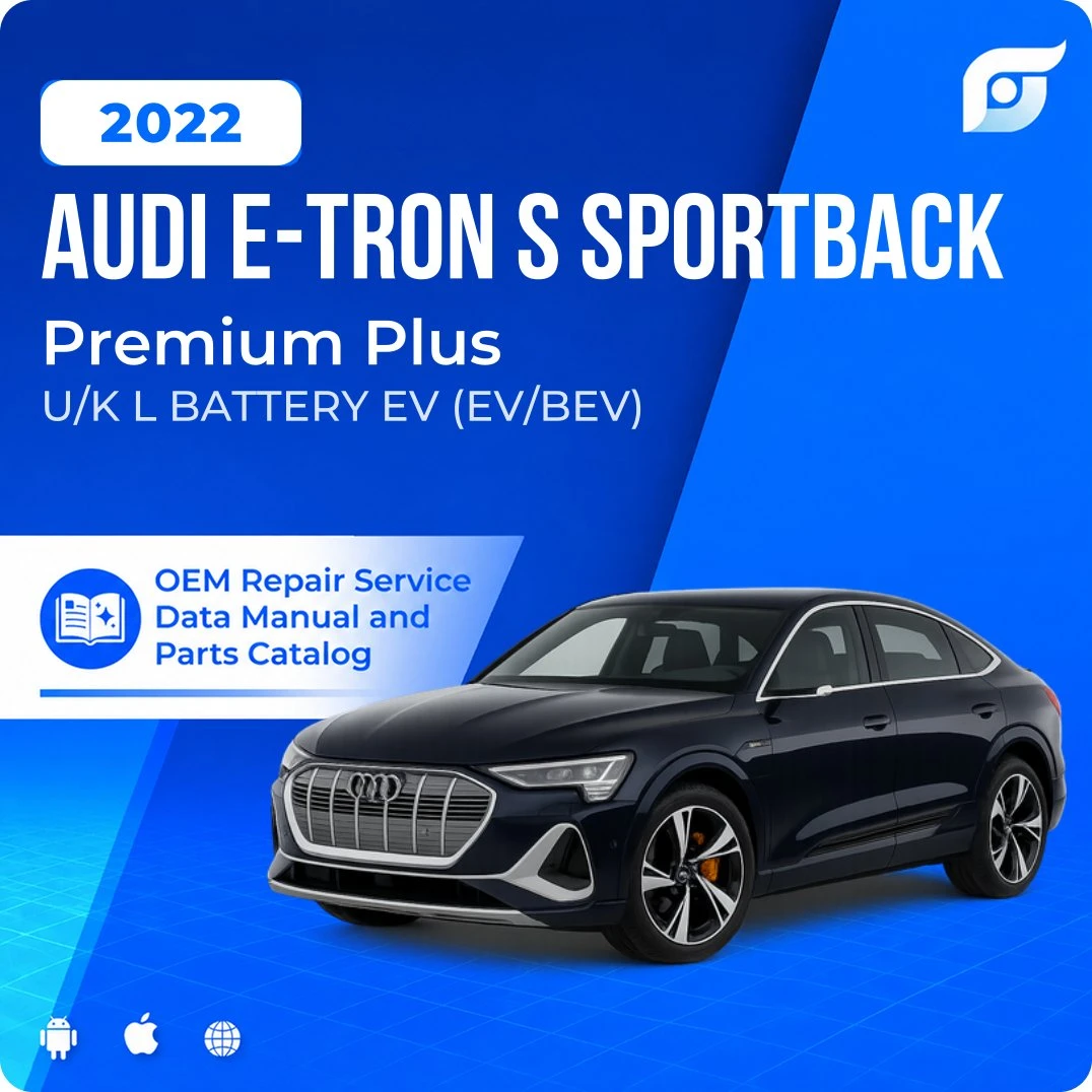 2022 Audi e-tron S Sportback Premium Plus - OEM Repair Service Manual
