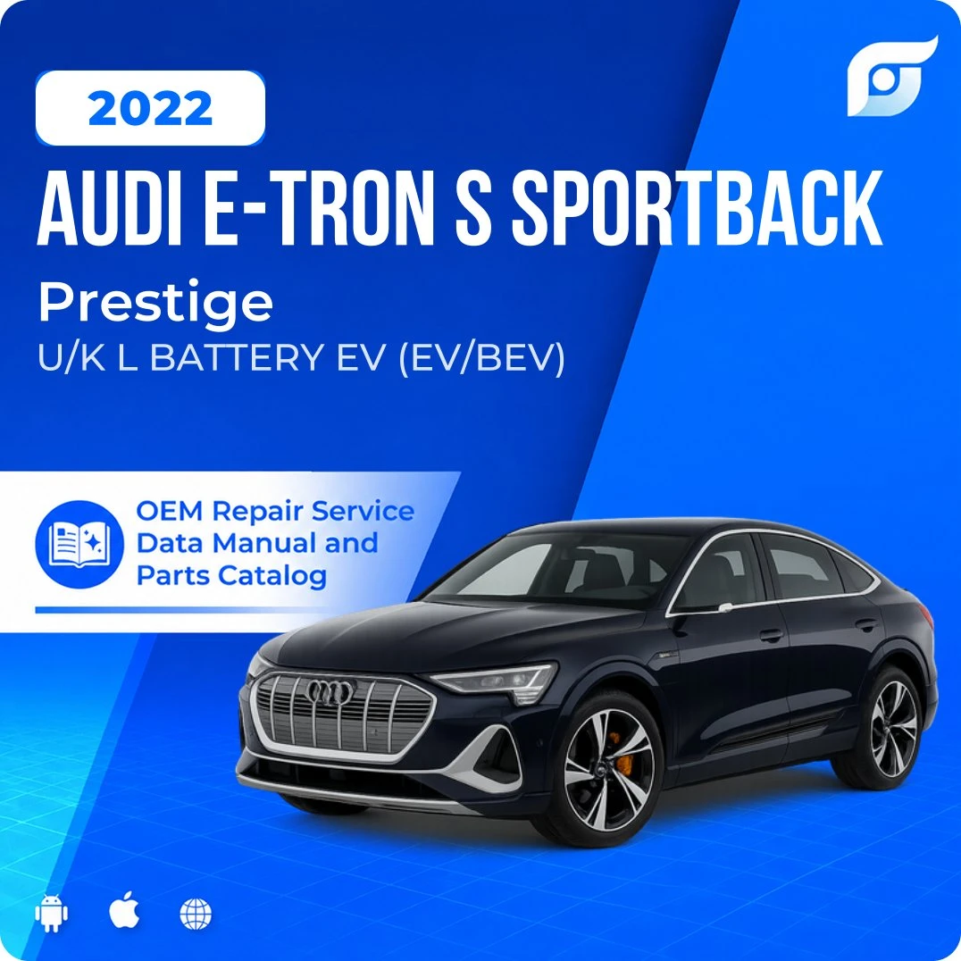 2022 Audi e-tron S Sportback Prestige - OEM Repair Service Manual