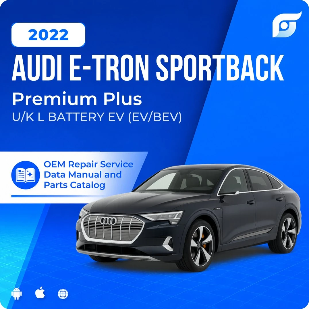2022 Audi e-tron Sportback Premium Plus - OEM Repair Service Manual