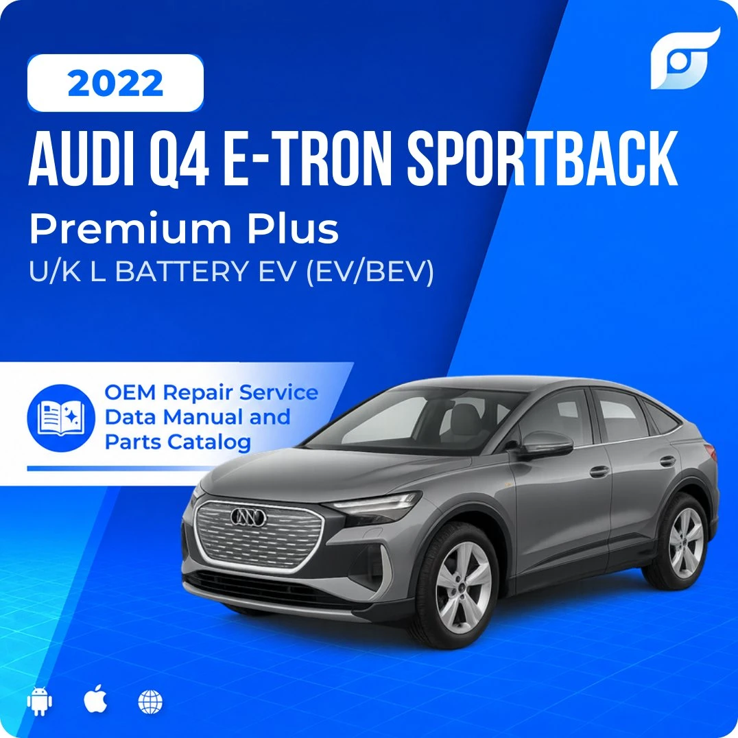 2022 Audi Q4 e-tron Sportback Premium Plus - OEM Repair Service Manual