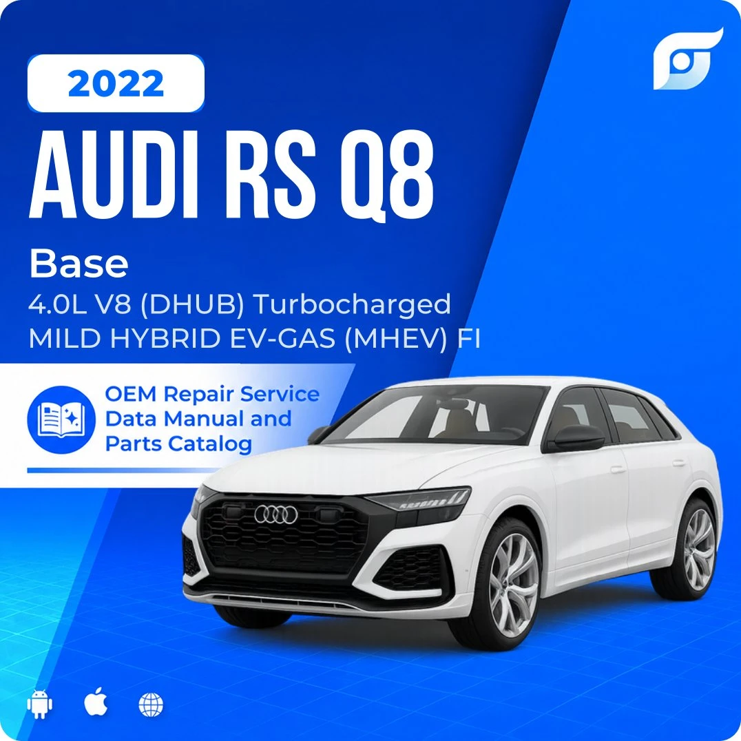2022 Audi RS Q8 Base - OEM Repair Service Manual