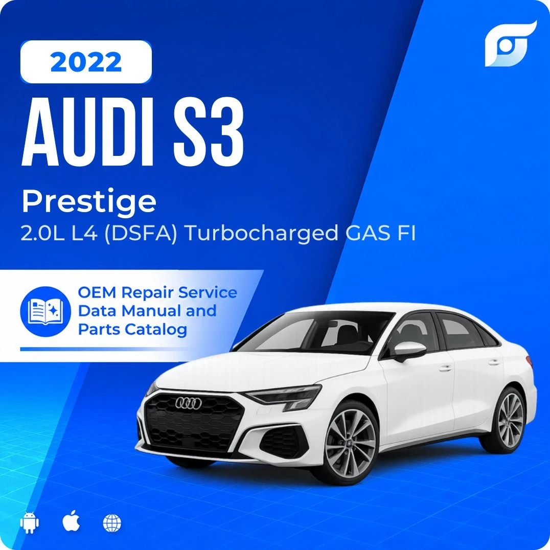 2022 Audi S3 Prestige - OEM Repair Service Manual