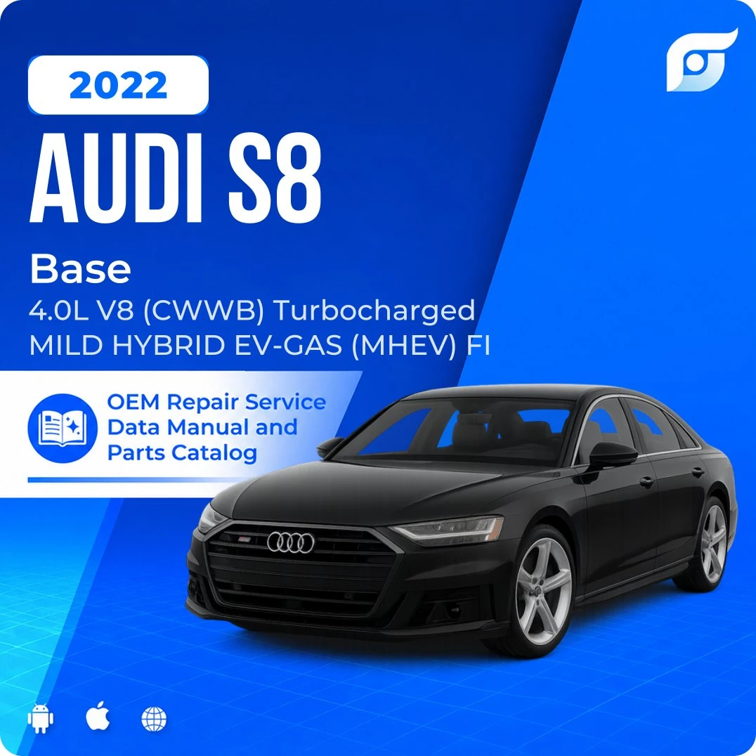 2022 Audi S8 Base - OEM Repair Service Manual