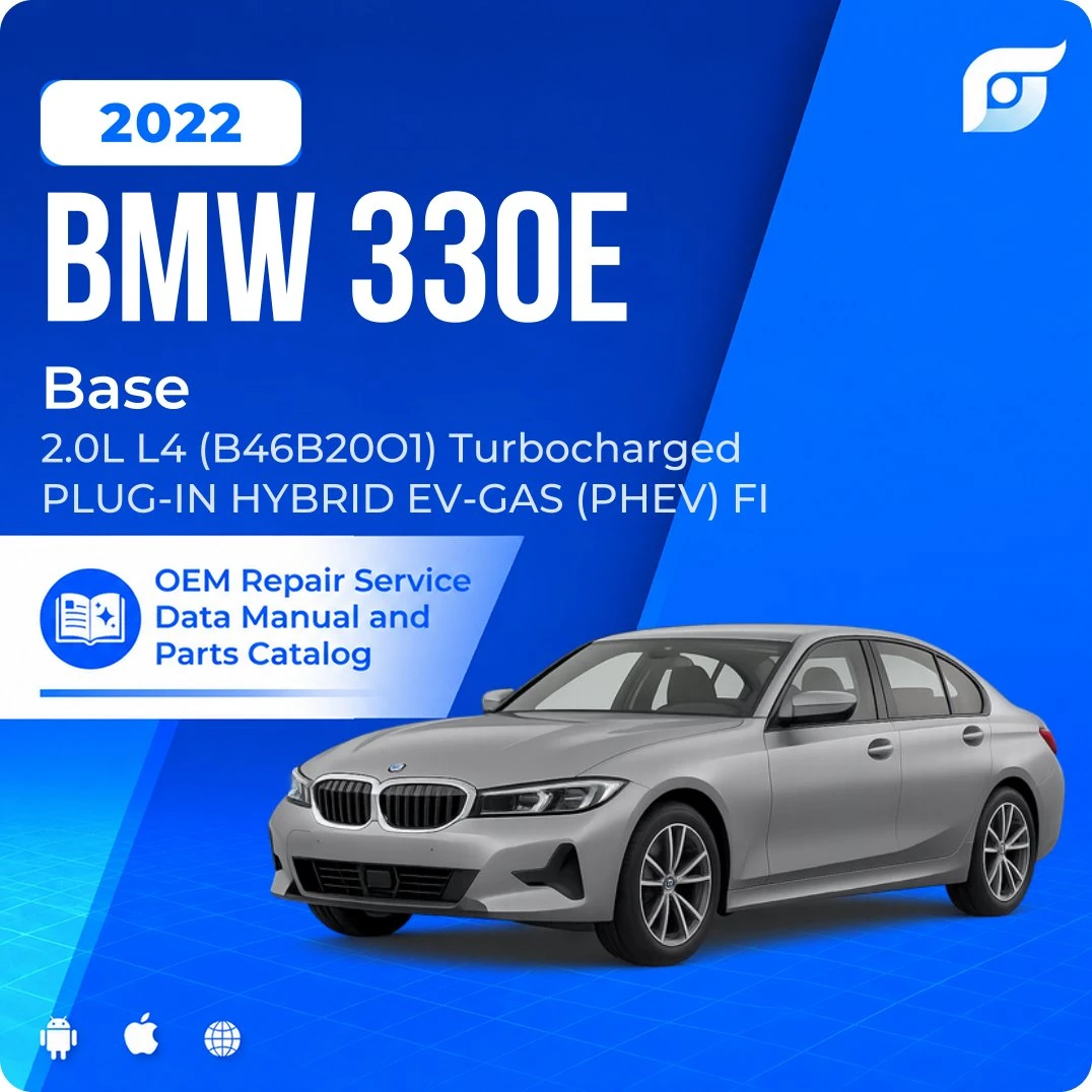 2022 BMW 330e Base - OEM Repair Service Manual