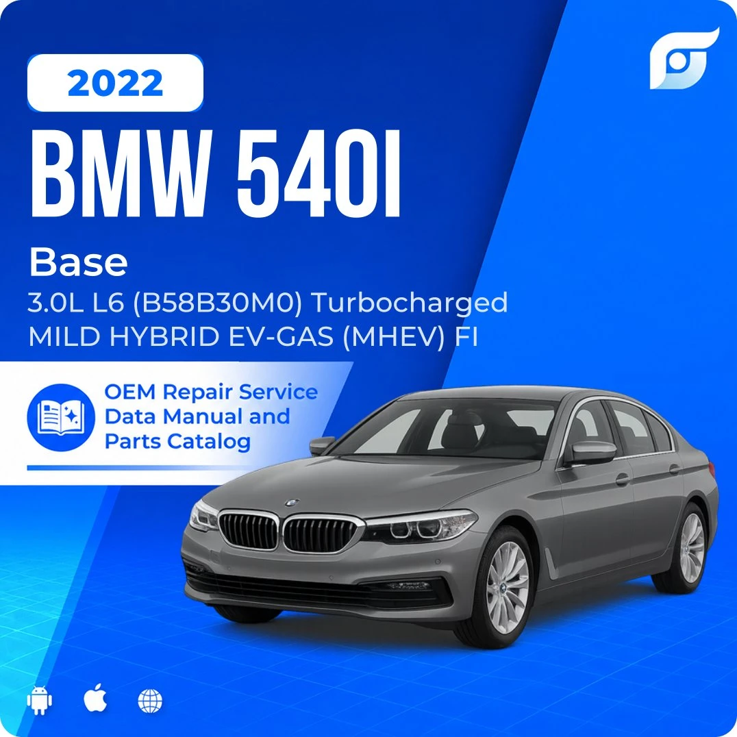 2022 BMW 540i Base - OEM Repair Service Manual