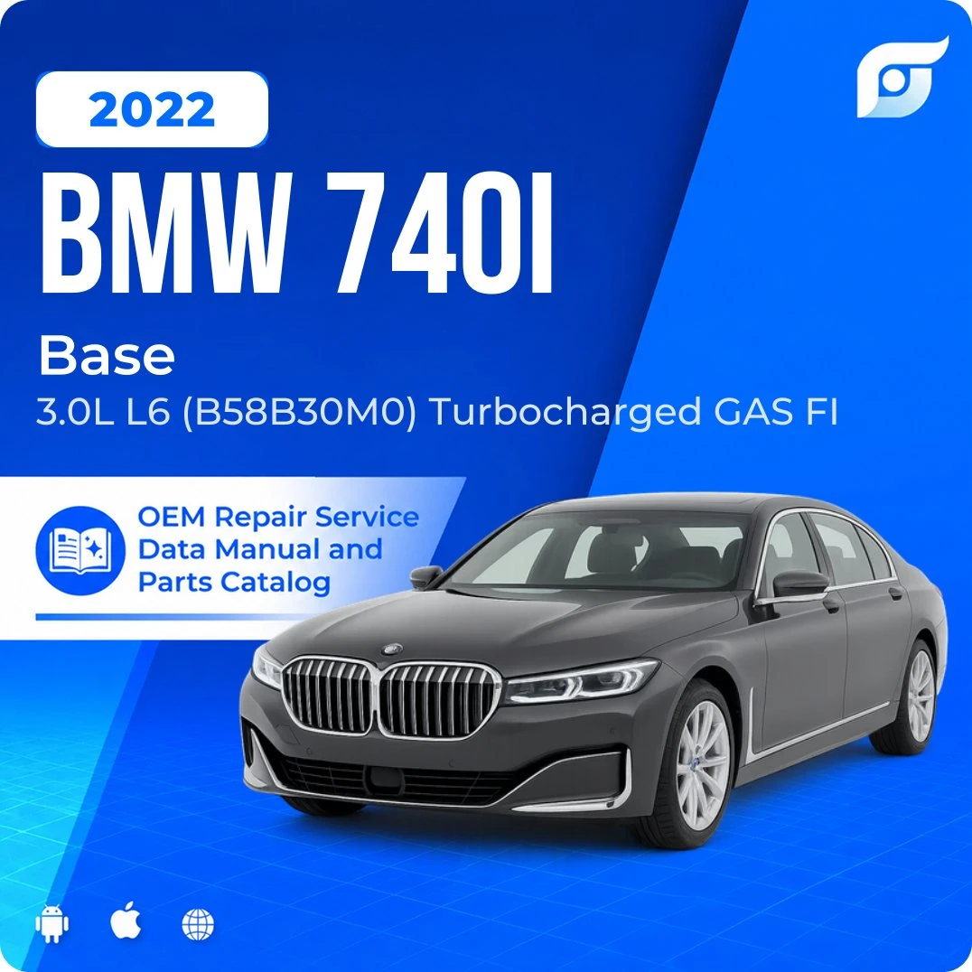 2022 BMW 740i Base - OEM Repair Service Manual