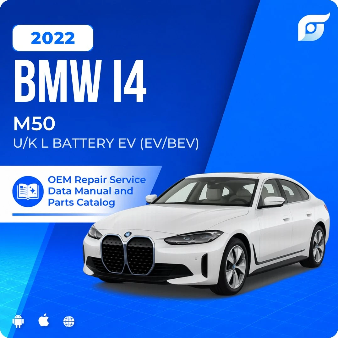 2022 BMW i4 M50 - OEM Repair Service Manual
