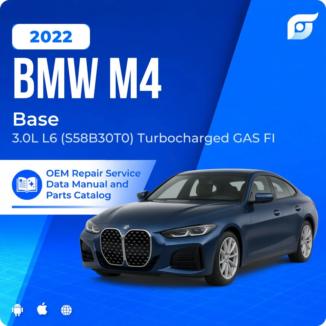 2022 BMW M4 Base - OEM Repair Service Manual