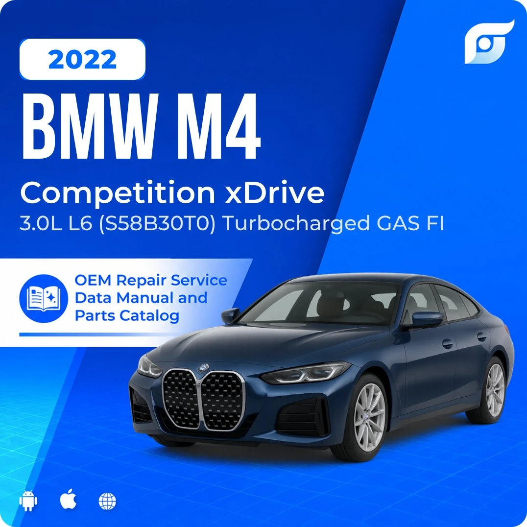 2022 BMW M4 Competition xDrive - OEM Repair Service Manual