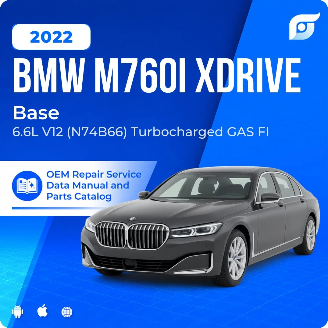 2022 BMW M760i xDrive Base - OEM Repair Service Manual