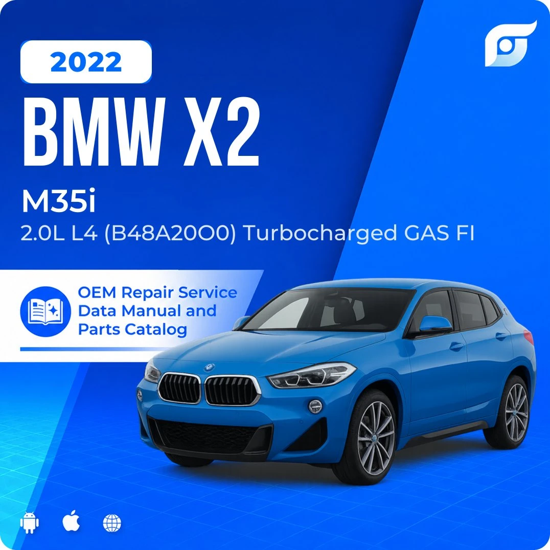 2022 BMW X2 M35i - OEM Repair Service Manual