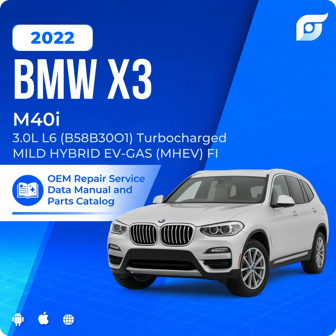 2022 BMW X3 M40i - OEM Repair Service Manual