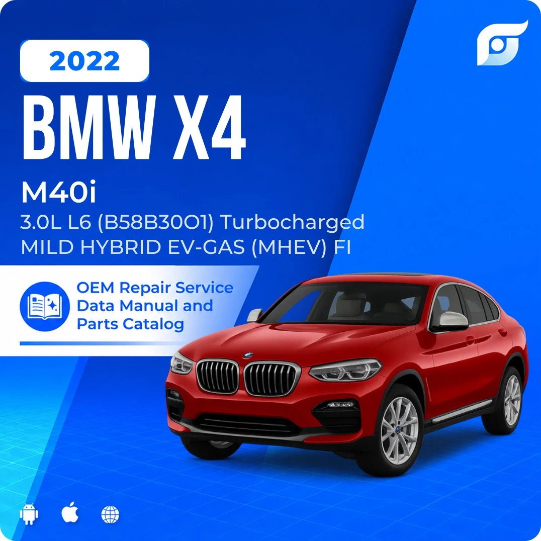 2022 BMW X4 M40i - OEM Repair Service Manual
