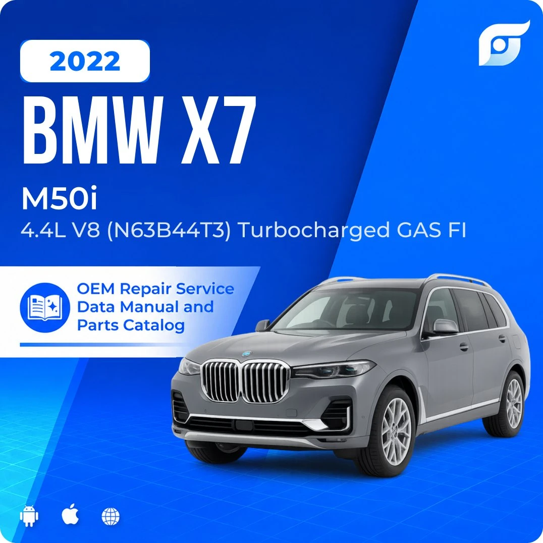 2022 BMW X7 M50i - OEM Repair Service Manual