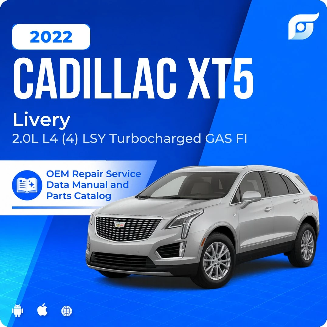 2022 Cadillac XT5 Livery - OEM Repair Service Manual