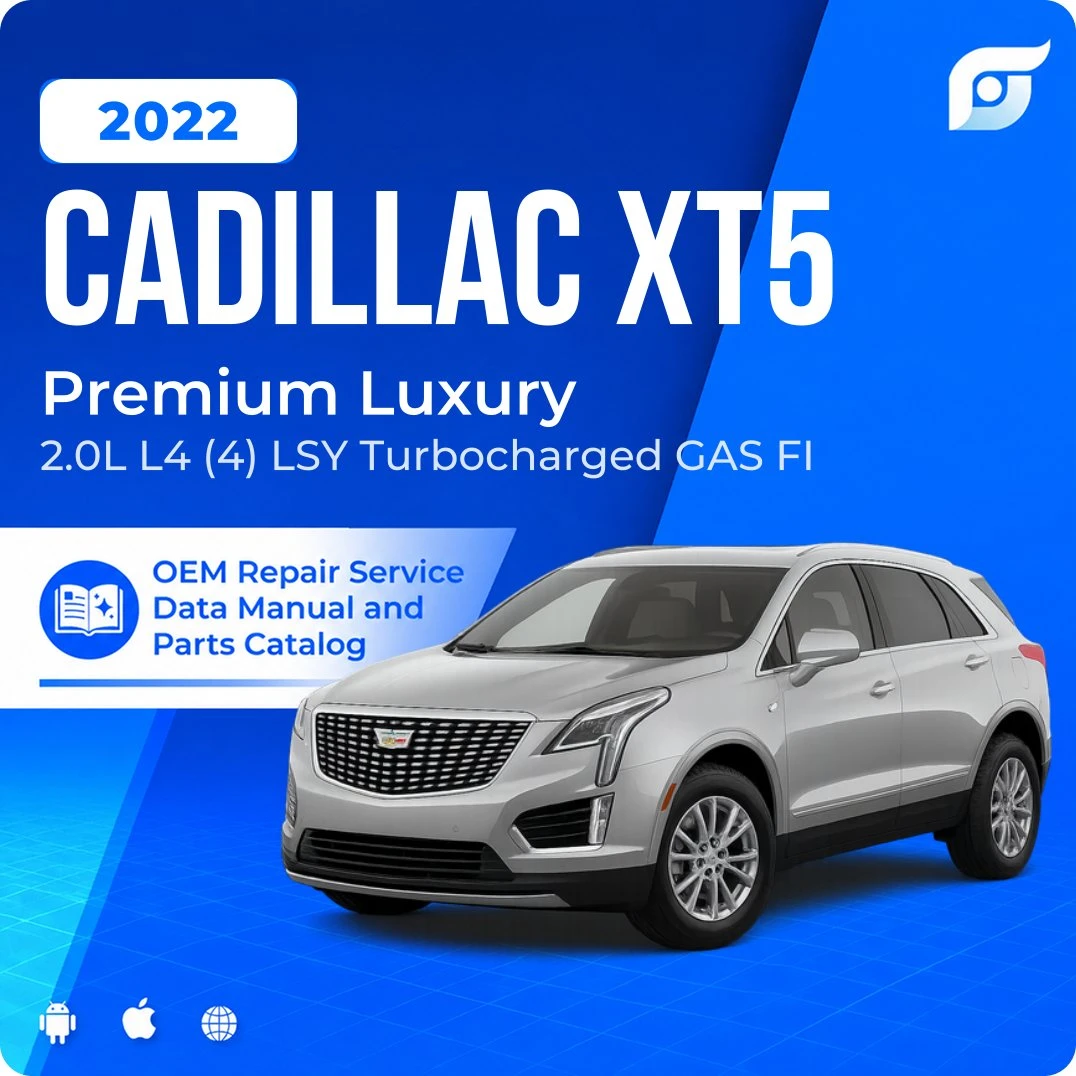 2022 Cadillac XT5 Premium Luxury - OEM Repair Service Manual