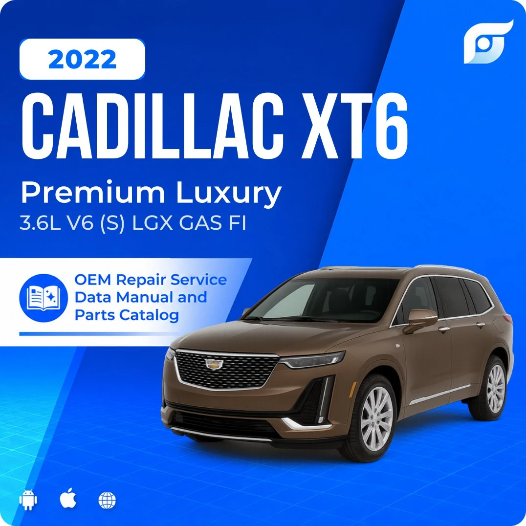2022 Cadillac XT6 Premium Luxury - OEM Repair Service Manual