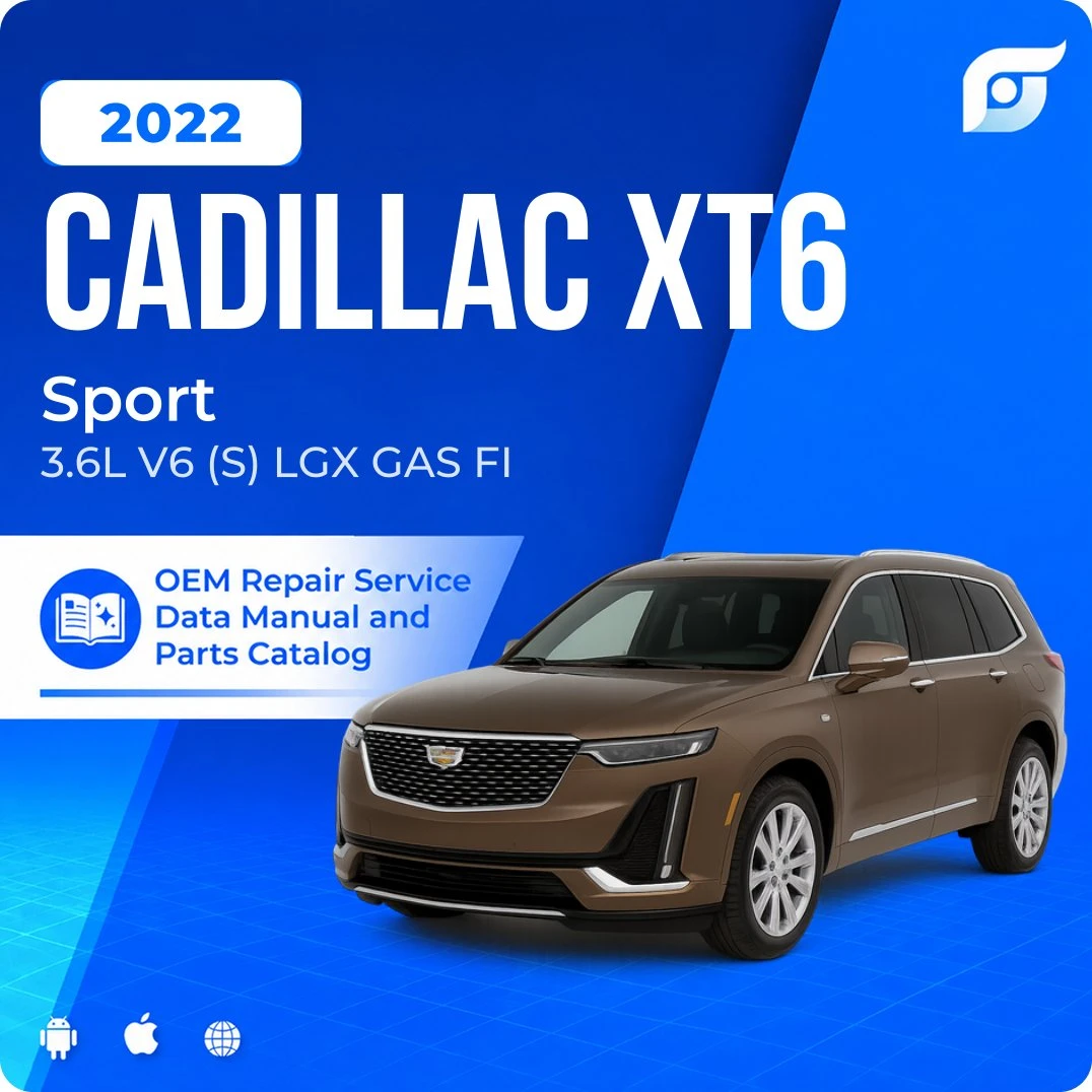 2022 Cadillac XT6 Sport - OEM Repair Service Manual