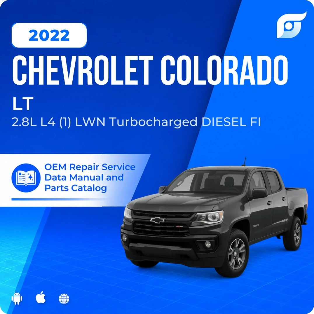 2022 Chevrolet Colorado LT - OEM Repair Service Manual